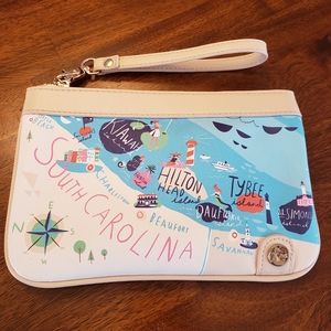 SPARTINA 449- Clear Beach Scout wristlet
